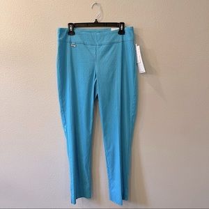 peck&peck Ava Ankle Pants Size 10 Blue